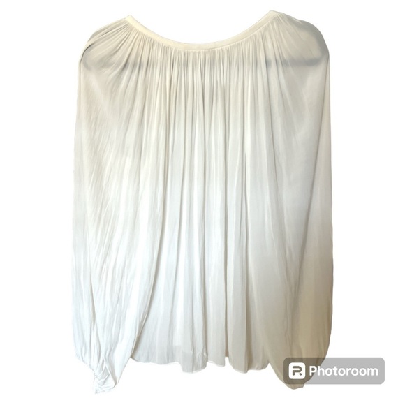 Ramy Brook V-neck Paris flowy peasant blouse size: XS - Picture 3 of 5